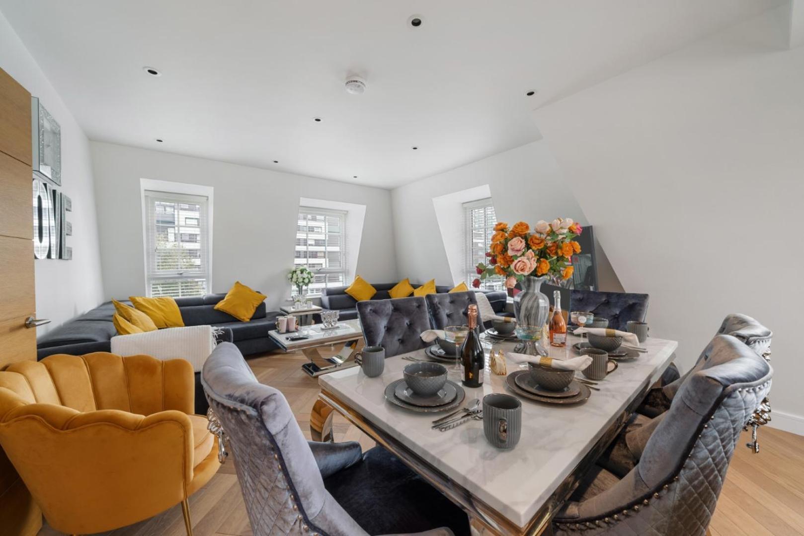 לונדון Elegant 3-Bedroom Penthouse In Marble Arch 70 מראה חיצוני תמונה