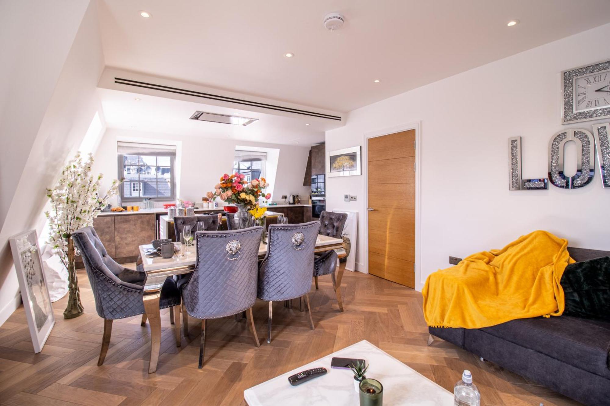 לונדון Elegant 3-Bedroom Penthouse In Marble Arch 70 מראה חיצוני תמונה