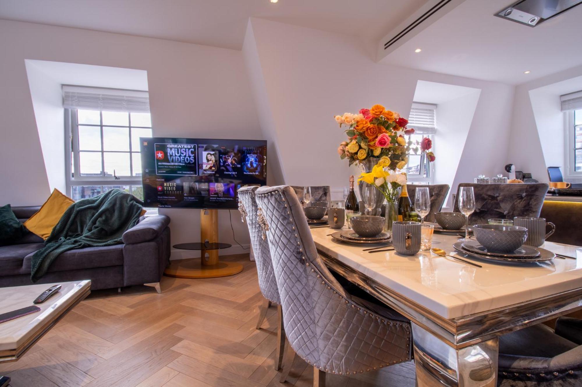 לונדון Elegant 3-Bedroom Penthouse In Marble Arch 70 מראה חיצוני תמונה