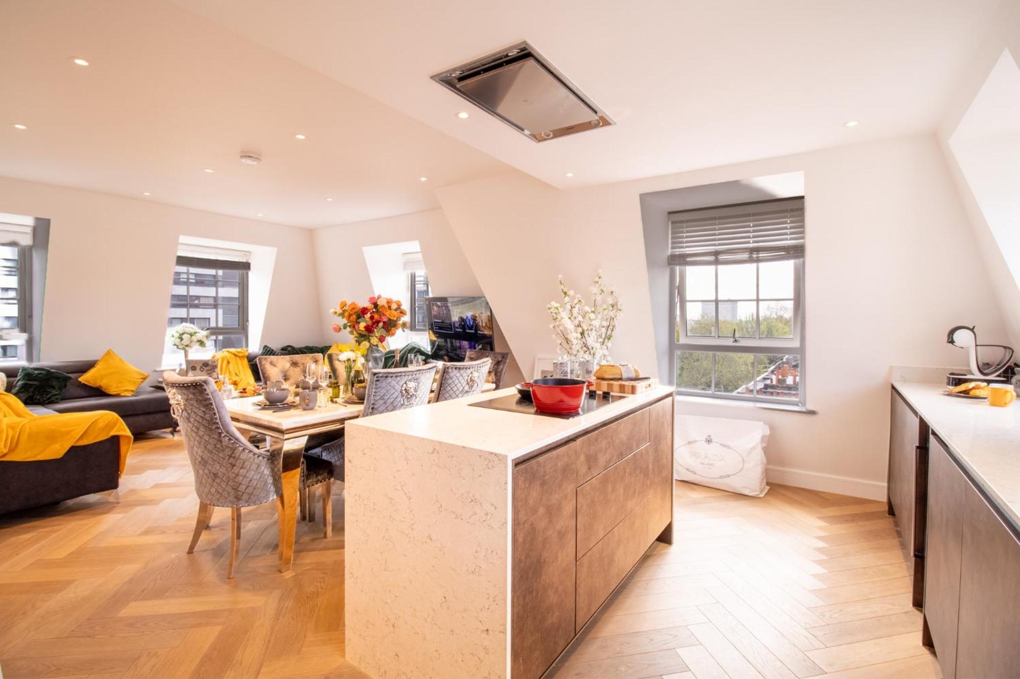לונדון Elegant 3-Bedroom Penthouse In Marble Arch 70 מראה חיצוני תמונה