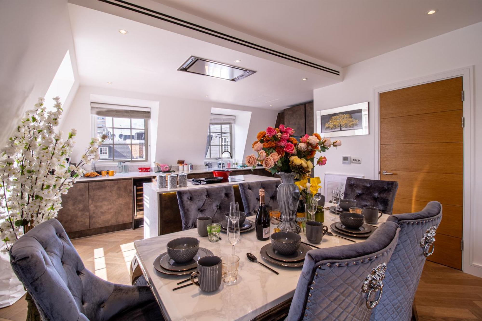 לונדון Elegant 3-Bedroom Penthouse In Marble Arch 70 מראה חיצוני תמונה