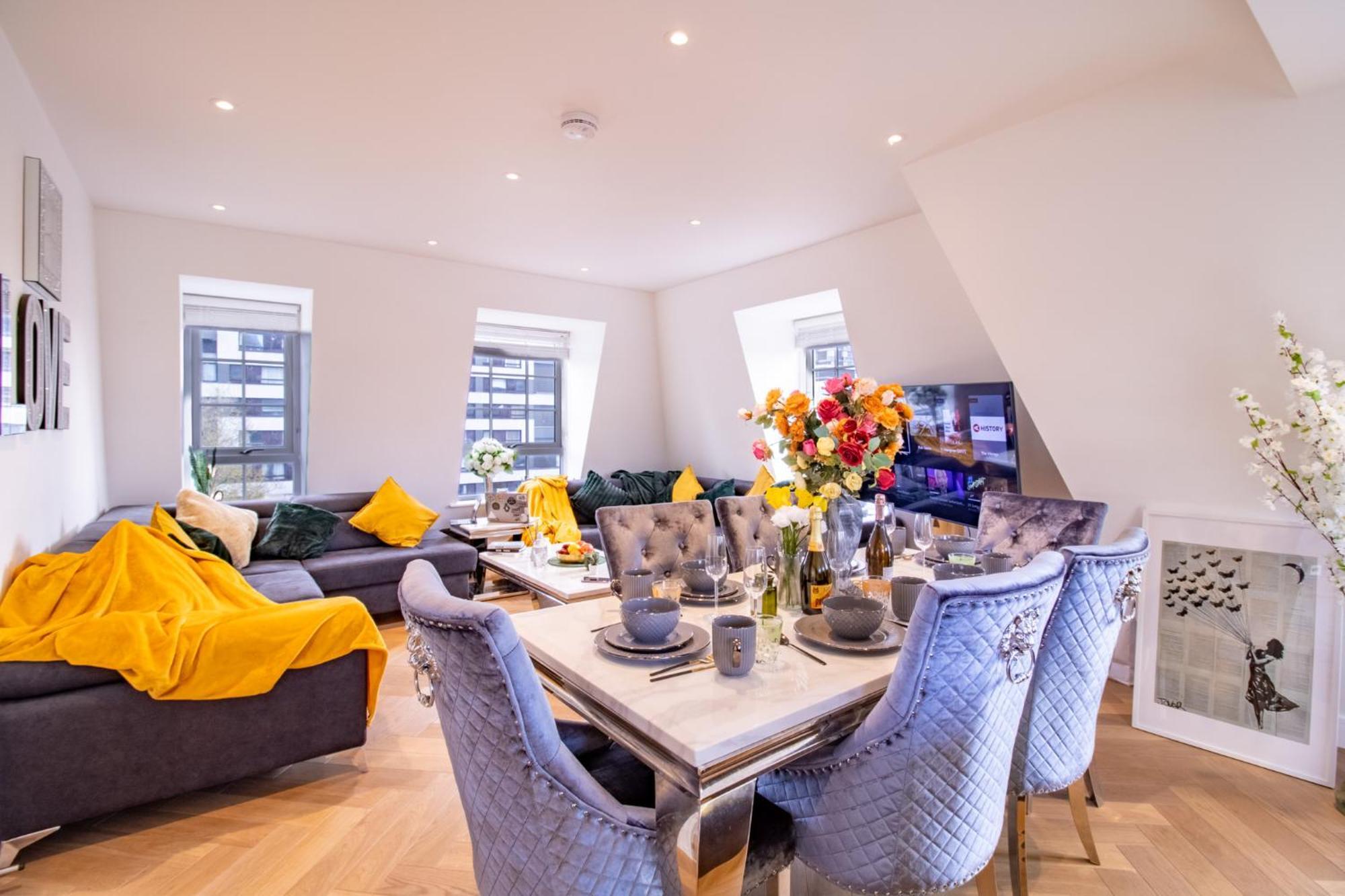 לונדון Elegant 3-Bedroom Penthouse In Marble Arch 70 מראה חיצוני תמונה